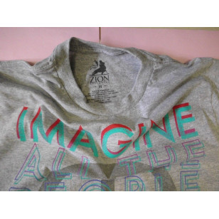 John Lennon -  Imagine Peace Official T Shirt ( Men S ) TAG M SIZE ***READY TO SHIP from Hong Kong***